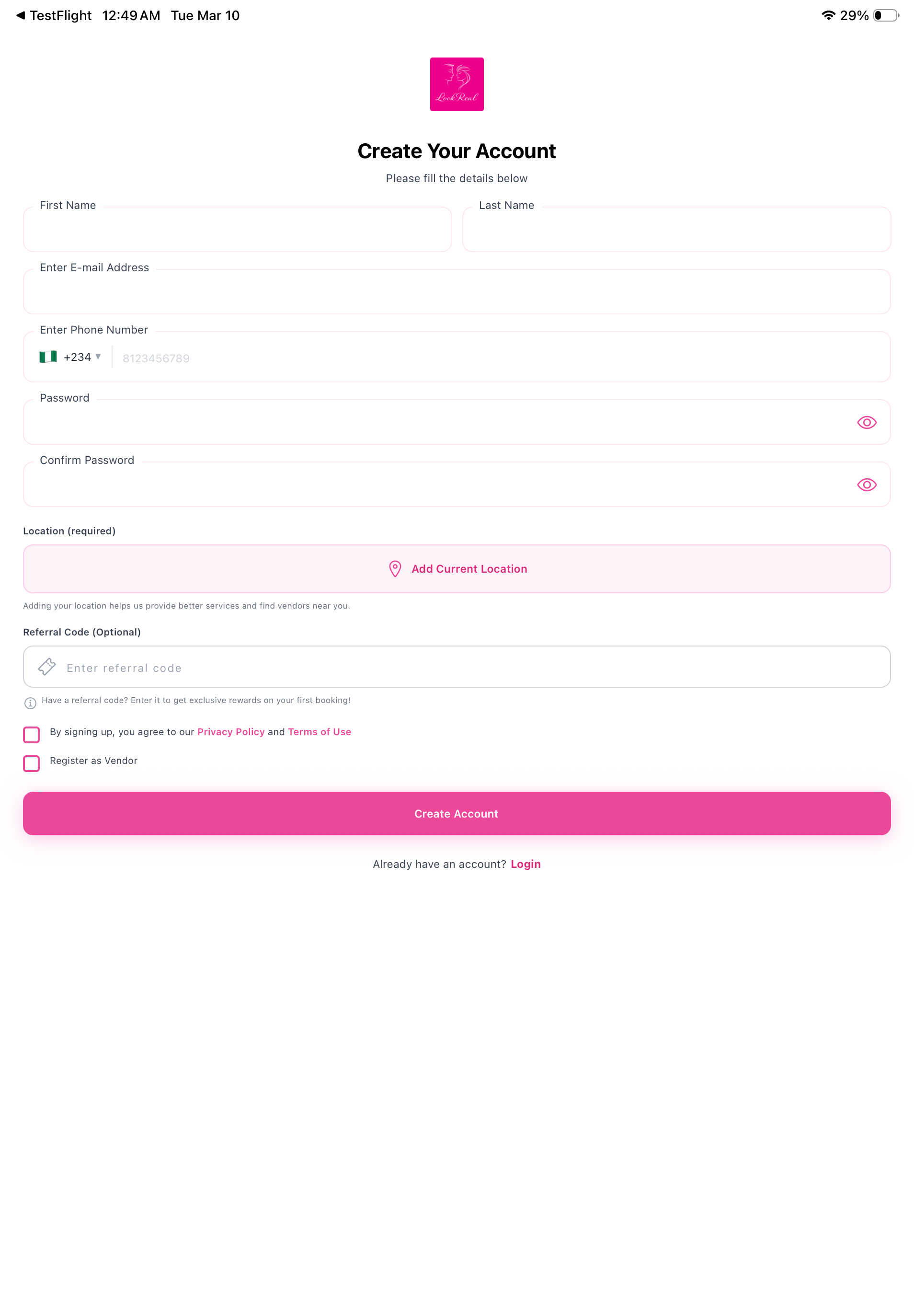 LookReal app screenshot 2